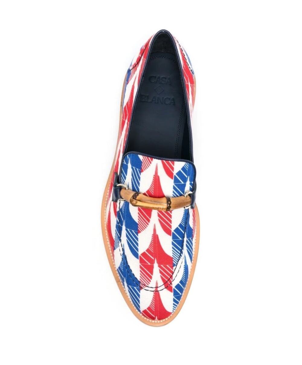 Casablanca Aviation Bamboo Red & Navy Loafers 39/9US $750.00